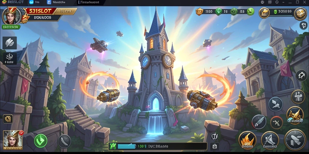 Gambaran gameplay seru dalam 531SLOT Tower Defense.