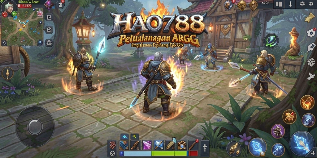 Tampilan gameplay menarik di HAO788 yang penuh aksi.