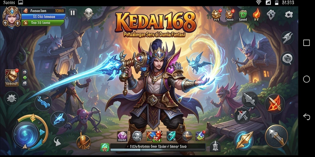 Tampilan gameplay KEDAI168 yang menarik dan penuh aksi.