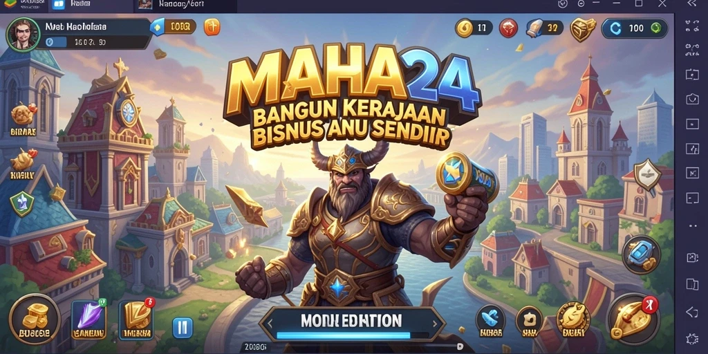 Tampilan gameplay MAHA24 yang menarik dan interaktif.