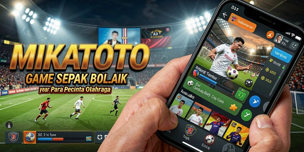 Tampilan gameplay MIKATOTO yang mendebarkan saat bertanding di lapangan.