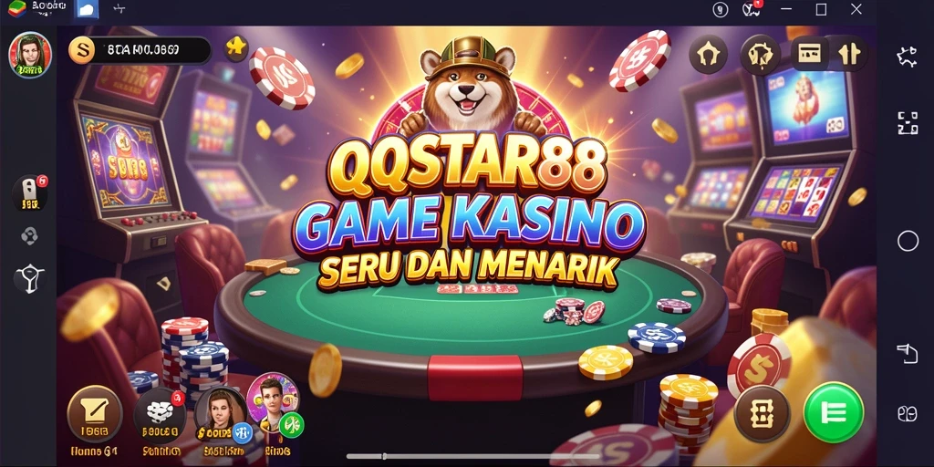 Gameplay seru dan mendebarkan dari QQSTAR88 dalam aplikasi Kasino.