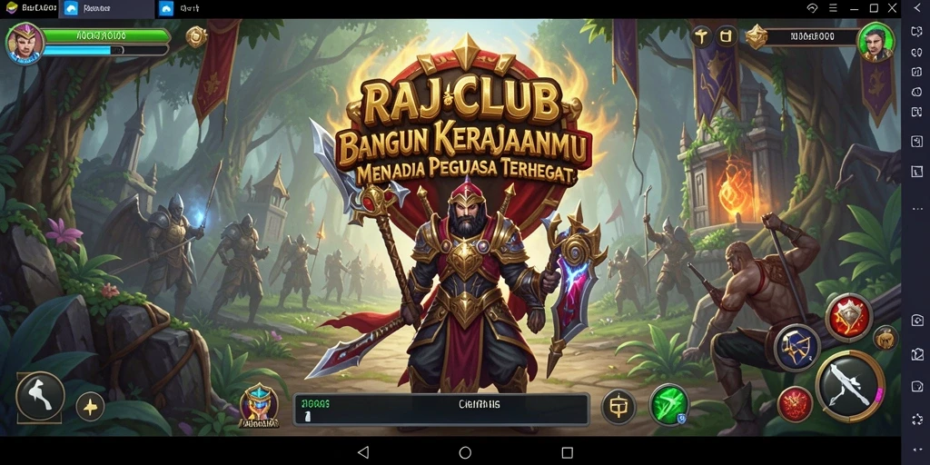 Tampilan gameplay RAJACLUB yang memukau dan mendebarkan.