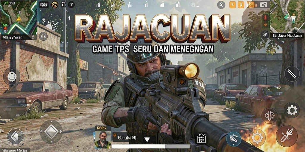 Tampilan aksi seru dalam gameplay RAJACUAN.