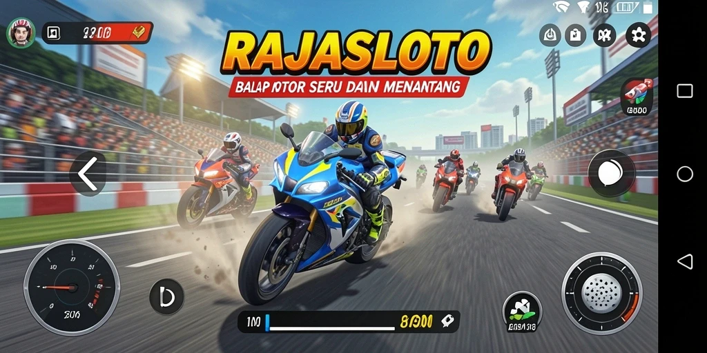 Gameplay menantang RAJASLOTO yang penuh aksi.