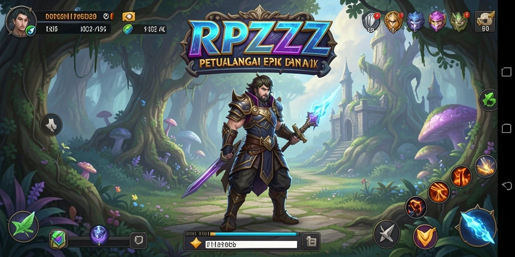 Tampilan gameplay RPZZZ yang menantang dan imersif di dunia fantasi.