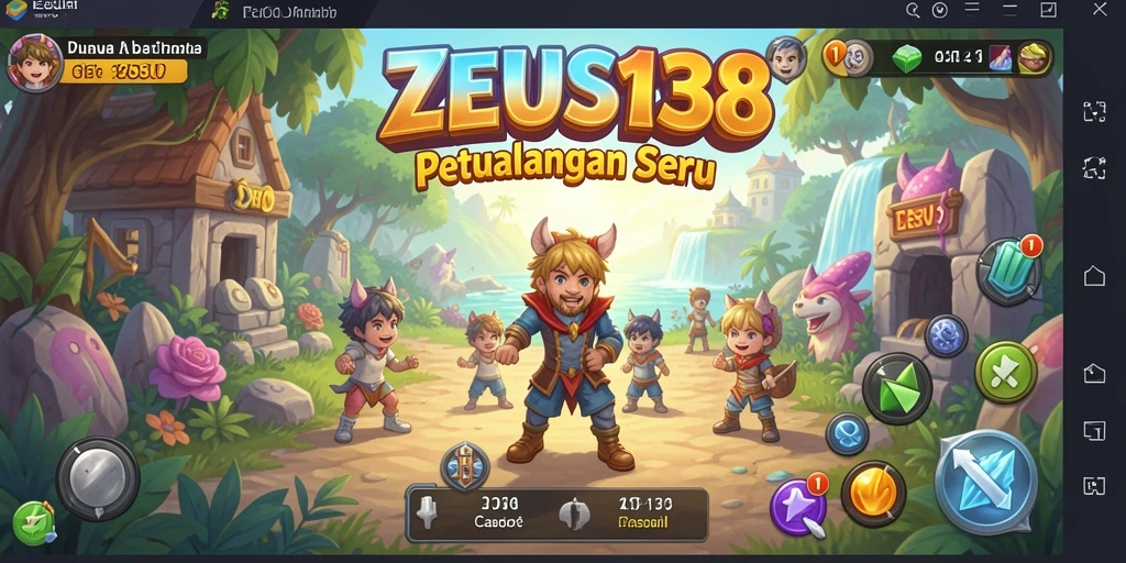 Tampilan gameplay seru dan penuh tantangan di ZEUS138.