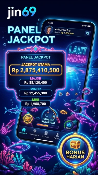 Tampilan antarmuka pengguna di aplikasi jin69.